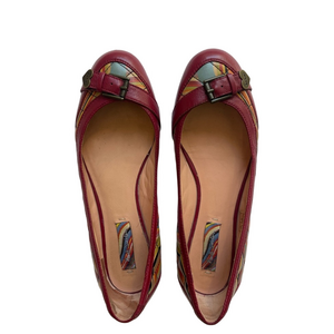 Paul Smith Leather ballet flats Multicolour size 37 shoes